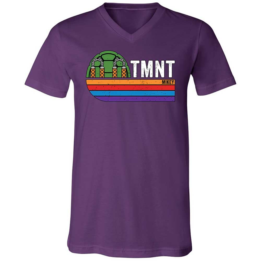 Unisex V-Neck T-Shirt - D3WBKVT1 - Team Purple - 10
