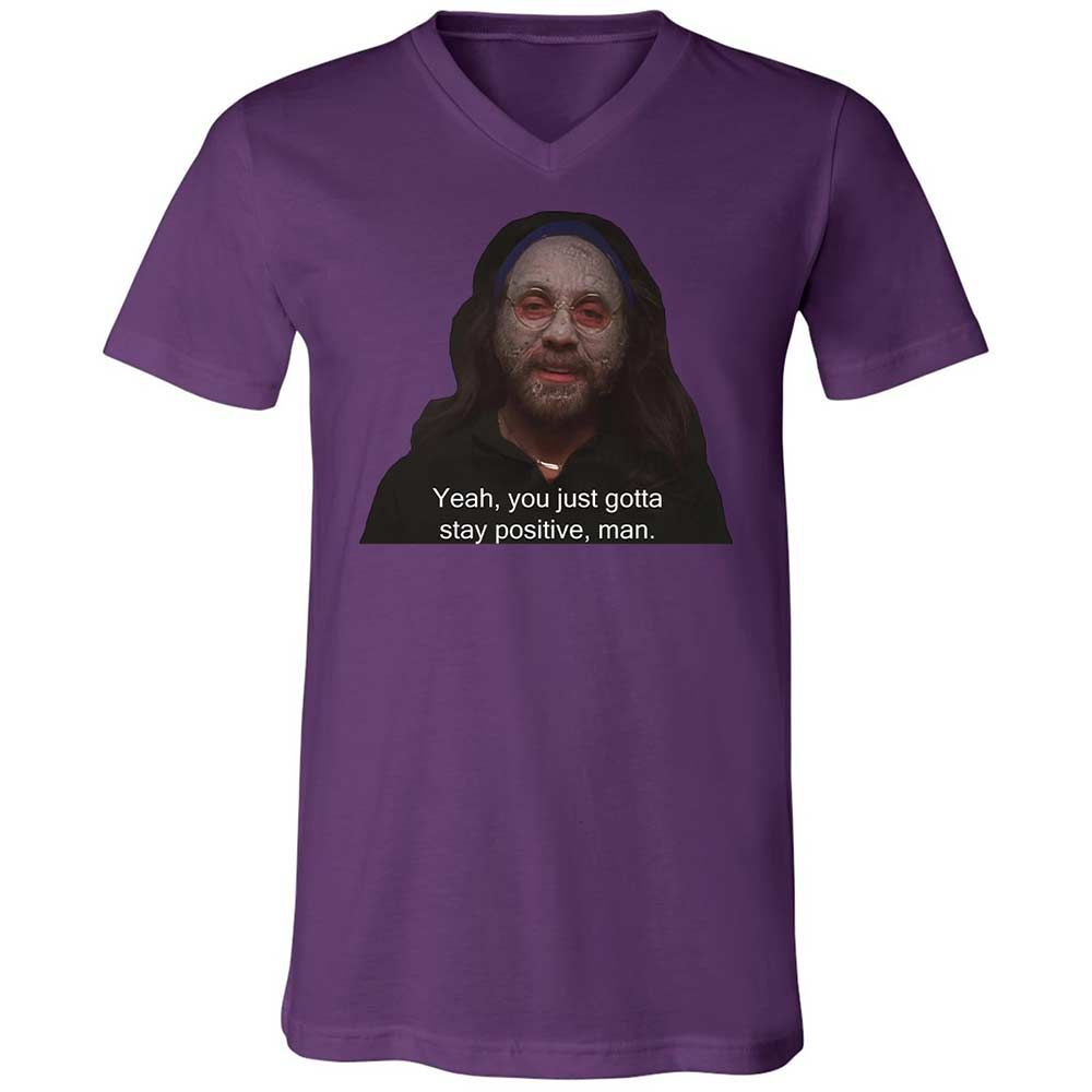 Unisex V-Neck T-Shirt - 9JN31XSN - Team Purple - 10