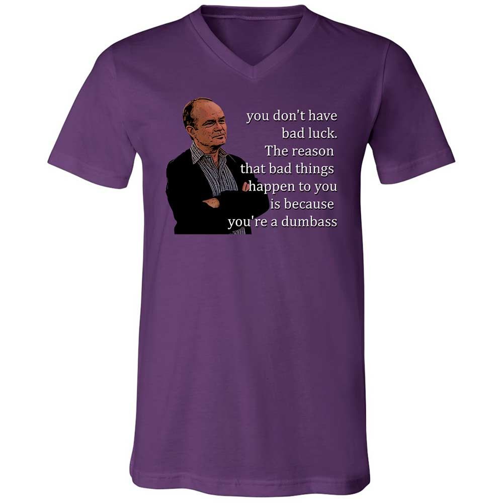 Unisex V-Neck T-Shirt - MBPPU8Y6 - Team Purple - 10