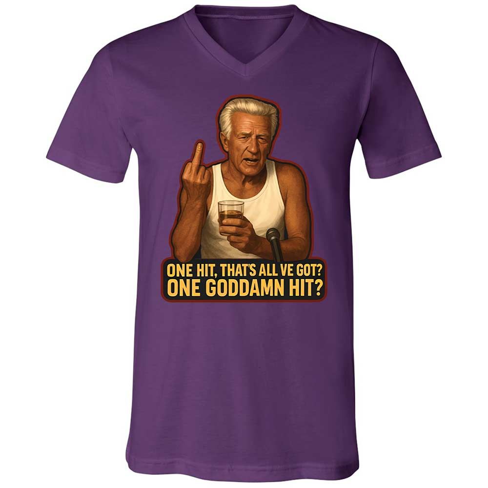Unisex V-Neck T-Shirt - FVVQKLHZ - Team Purple - 10