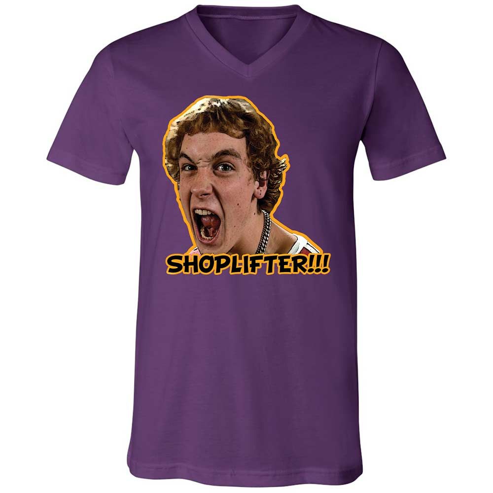 Unisex V-Neck T-Shirt - 6ELZL3UU - Team Purple - 10