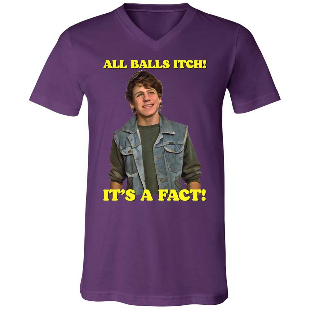 Unisex V-Neck T-Shirt - P29SQRUD - Team Purple - 10