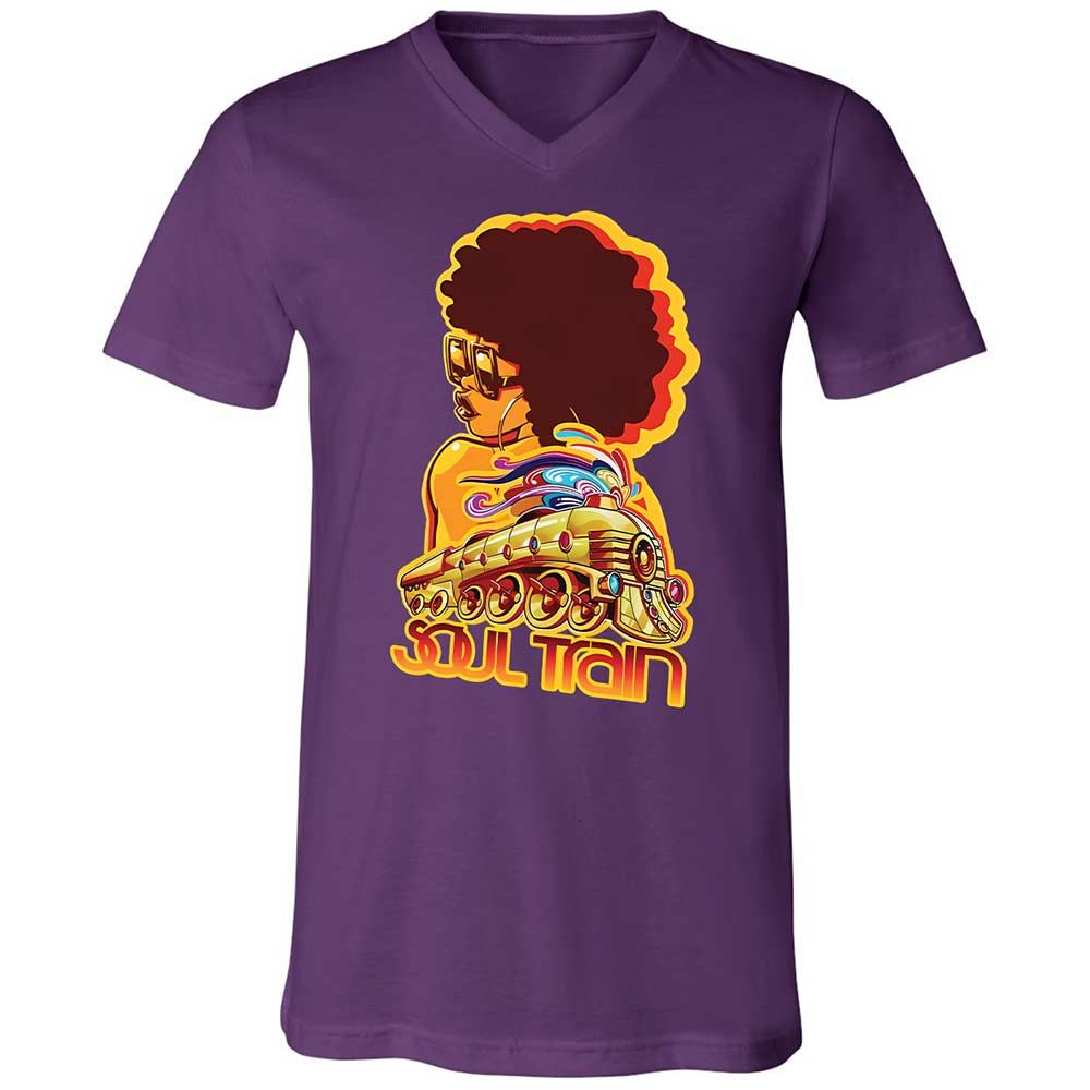 Unisex V-Neck T-Shirt - 6MHRA2ZP - Team Purple - 10