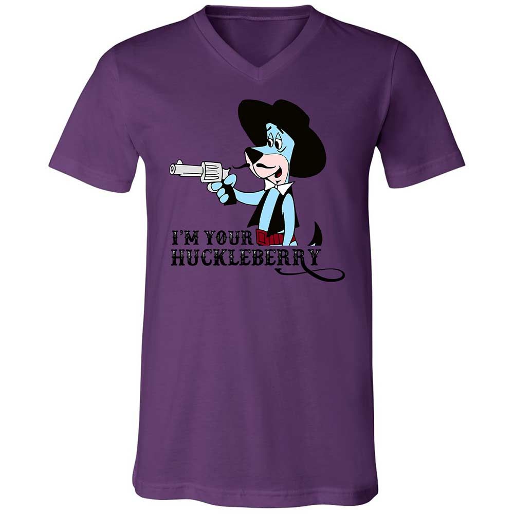 Unisex V-Neck T-Shirt - BH985VSW - Team Purple - 10