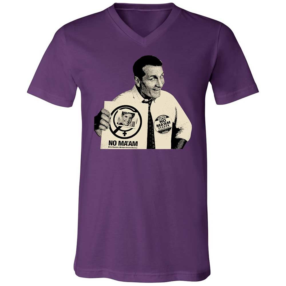 Unisex V-Neck T-Shirt - 8YFSE6ZV - Team Purple - 10