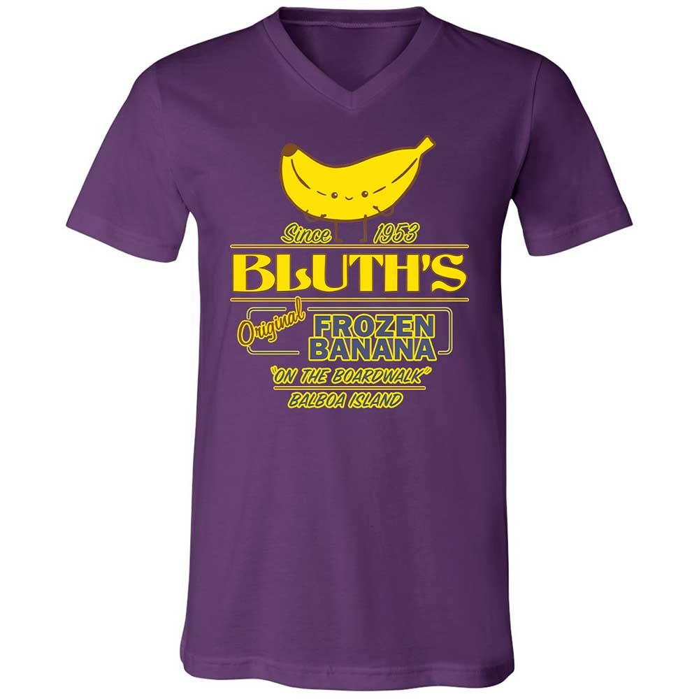 Unisex V-Neck T-Shirt - CVJP61S8 - Team Purple - 10