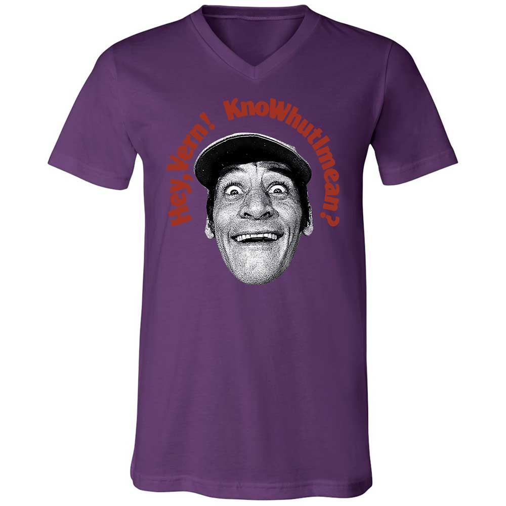Unisex V-Neck T-Shirt - SGKFSK2F - Team Purple - 10