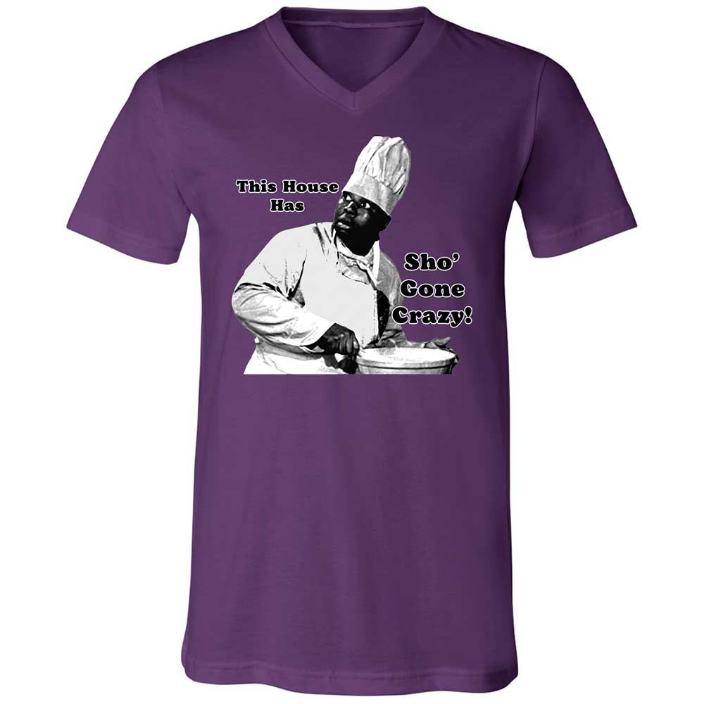 Unisex V-Neck T-Shirt - D2QFEQRA - Team Purple - 10