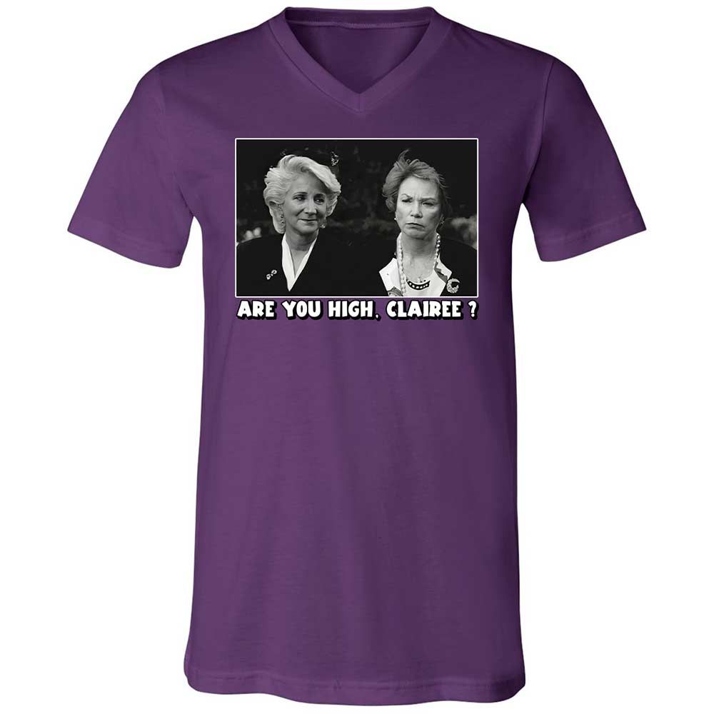 Unisex V-Neck T-Shirt - 3WRQ547M - Team Purple - 10