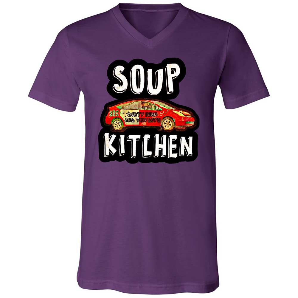 Unisex V-Neck T-Shirt - MDXM59V8 - Team Purple - 10