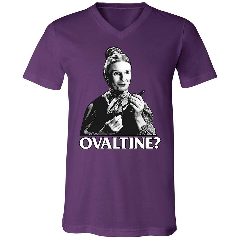 Unisex V-Neck T-Shirt - TSAKD8X9 - Team Purple - 10