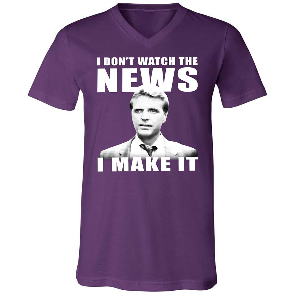Unisex V-Neck T-Shirt - VFXH2L1F - Team Purple - 10