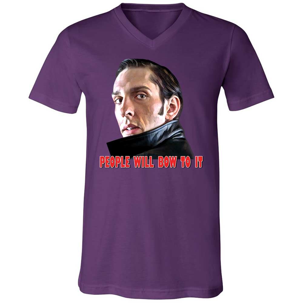 Unisex V-Neck T-Shirt - 798F2RUE - Team Purple - 10