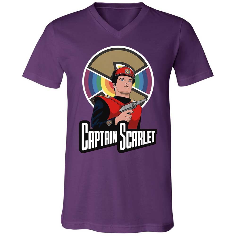 Unisex V-Neck T-Shirt - 4NJ375XF - Team Purple - 10