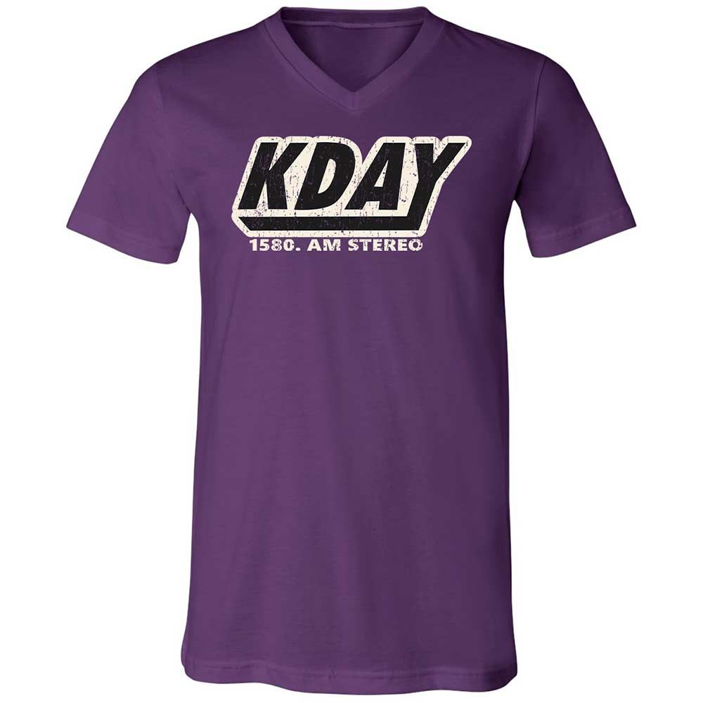 Unisex V-Neck T-Shirt - UAZ3KZF6 - Team Purple - 10