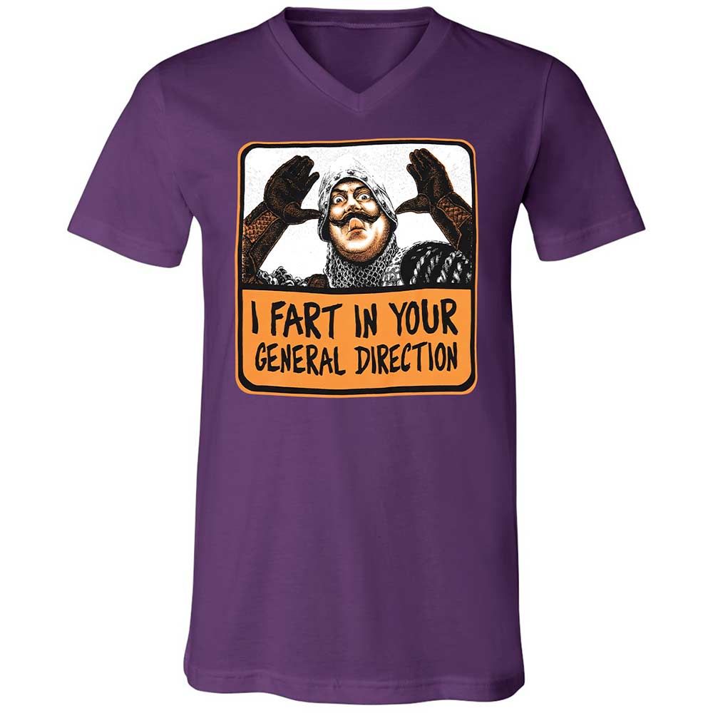 Unisex V-Neck T-Shirt - SM2Y2CWA - Team Purple - 10