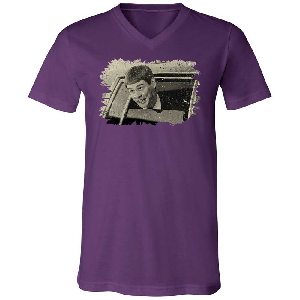 Unisex V-Neck T-Shirt - RSYFSQ8N - Team Purple - 10
