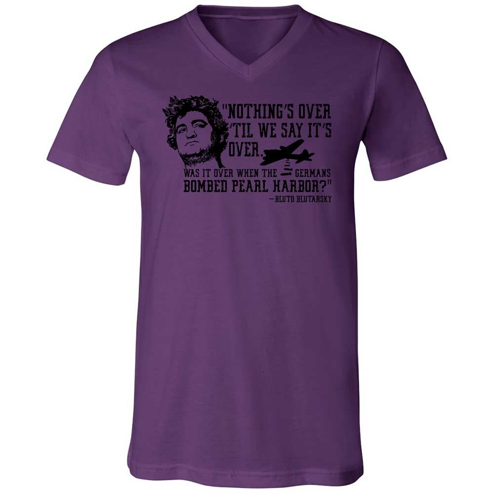 Unisex V-Neck T-Shirt - ZW3F1LL2 - Team Purple - 10