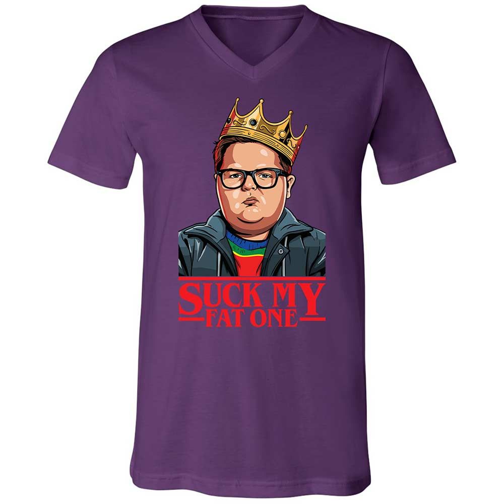 Unisex V-Neck T-Shirt - FGV9GQPP - Team Purple - 10