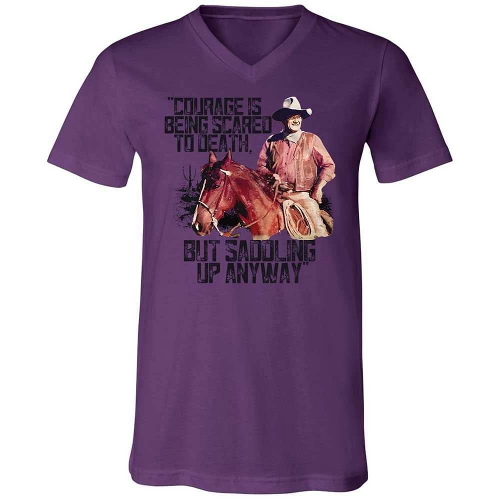 Courage is being scared to death, but saddling up anyway - Team Purple - 10