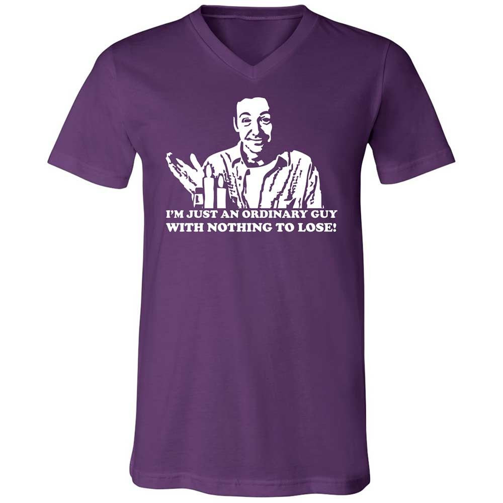 Unisex V-Neck T-Shirt - JMSZVSV4 - Team Purple - 10