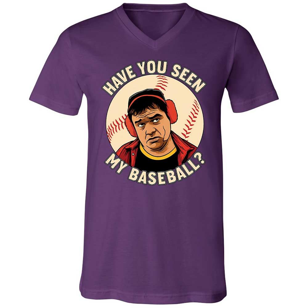 Unisex V-Neck T-Shirt - CQKT4F2S - Team Purple - 10