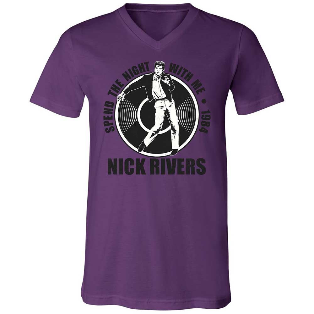 Unisex V-Neck T-Shirt - UVXAY29G - Team Purple - 10