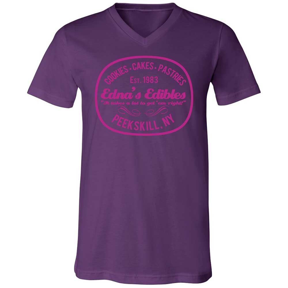 Unisex V-Neck T-Shirt - KAC9GSKU - Team Purple - 10