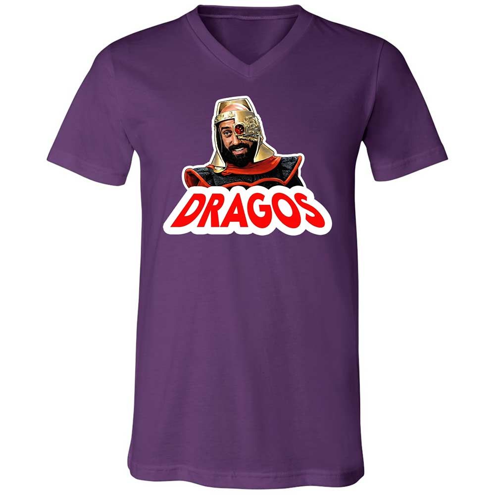 Unisex V-Neck T-Shirt - CNU6XPSE - Team Purple - 10