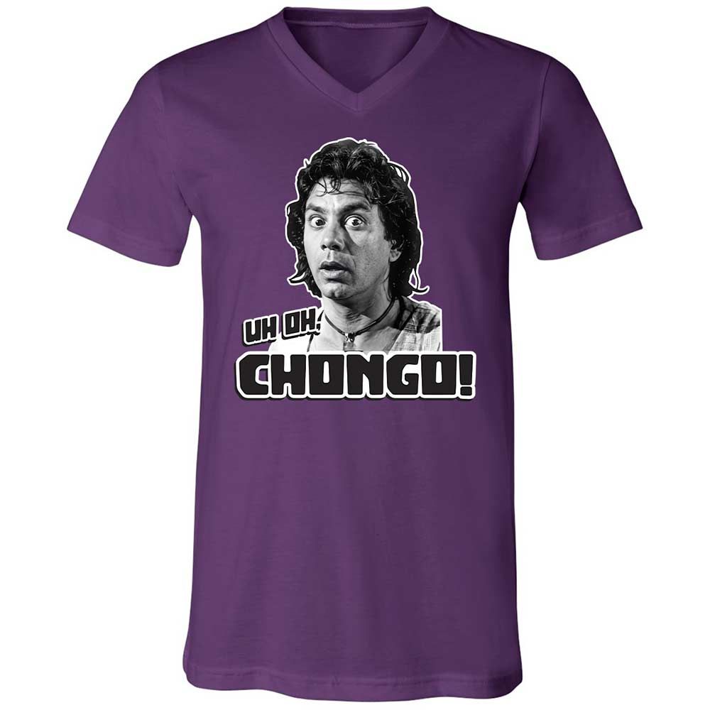 Unisex V-Neck T-Shirt - KV51UC9H - Team Purple - 10