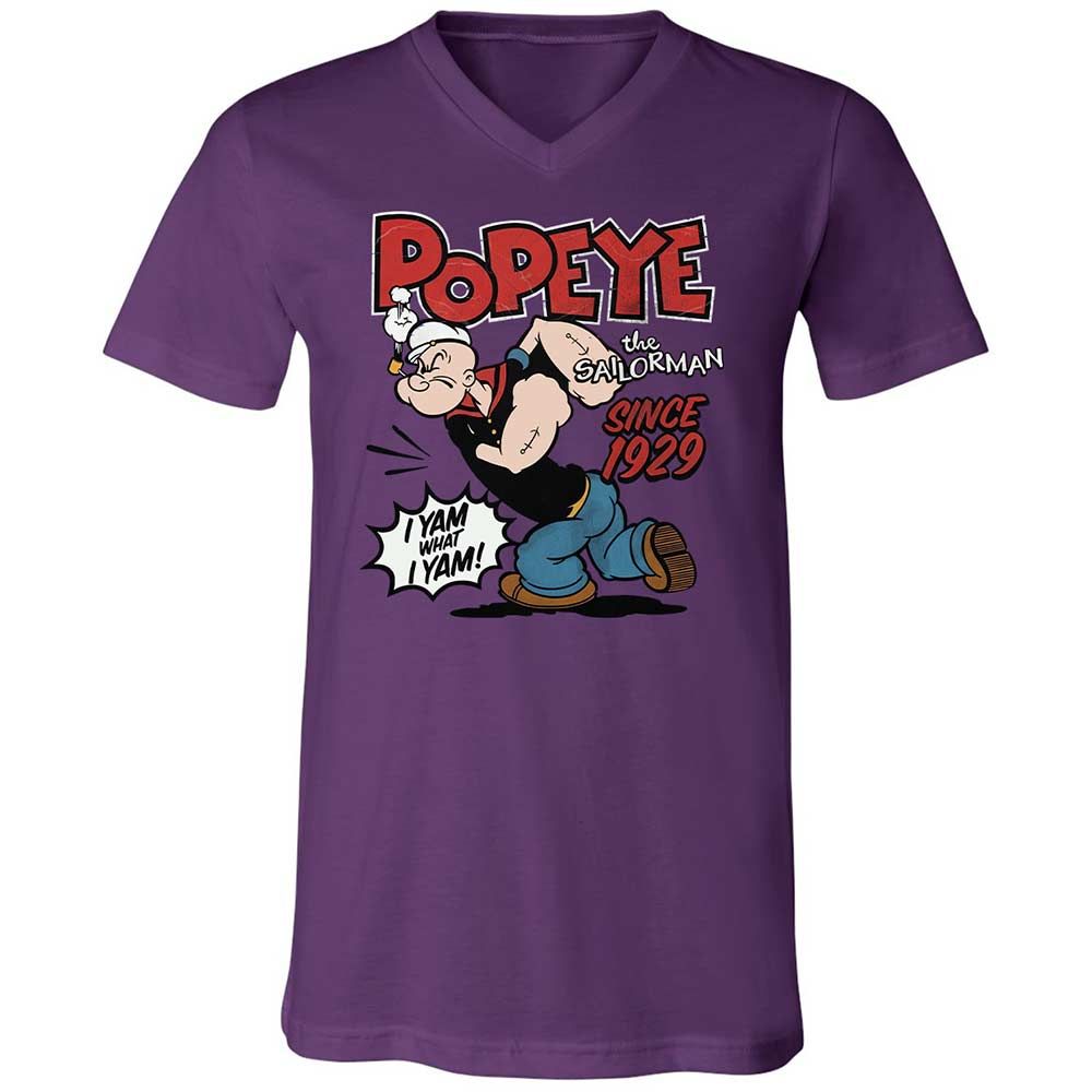 Unisex V-Neck T-Shirt - VTB7XSS7 - Team Purple - 10