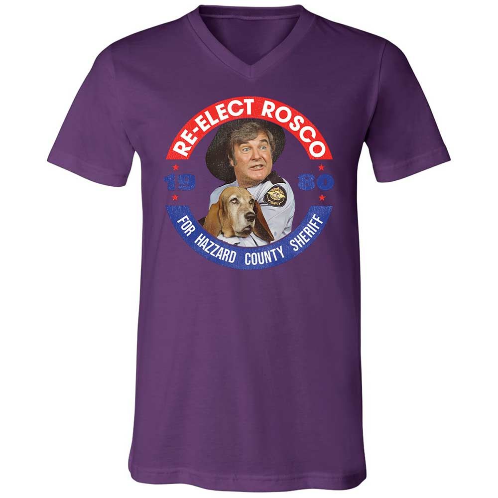Unisex V-Neck T-Shirt - LZNNDQ5X - Team Purple - 10