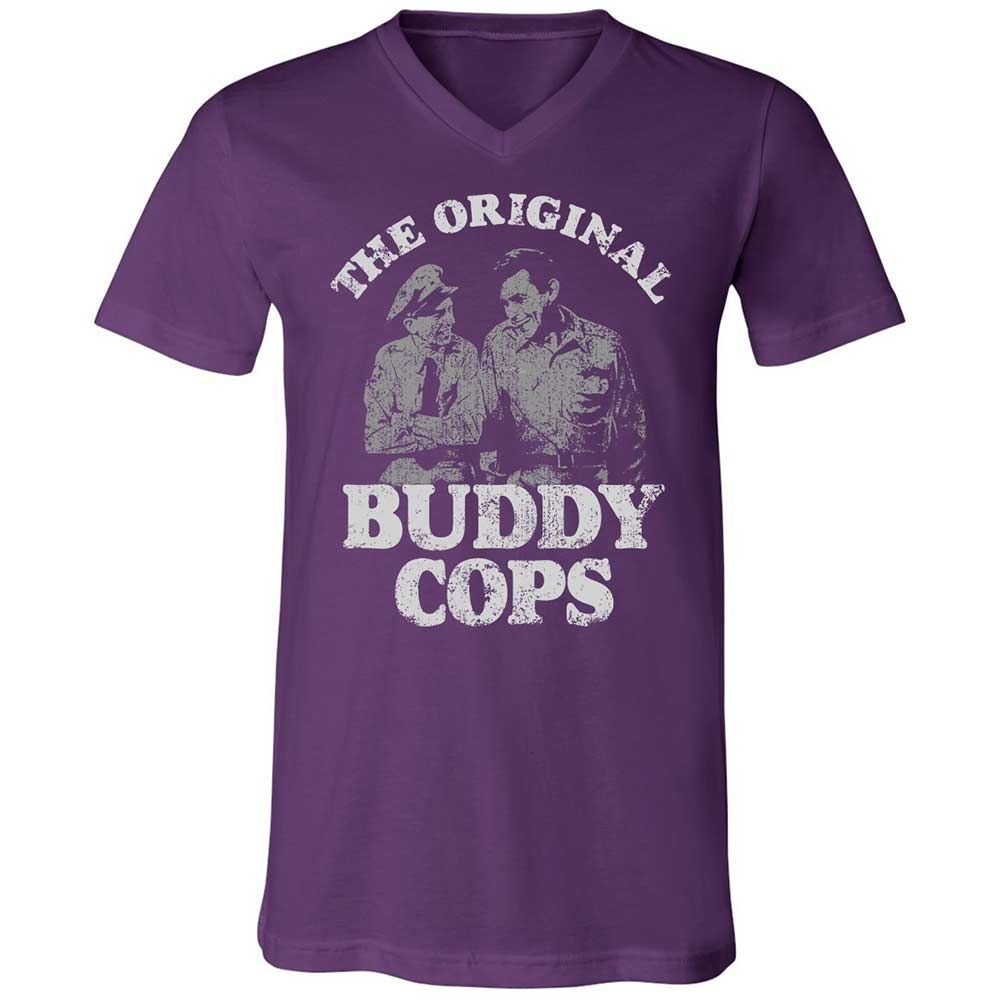 Unisex V-Neck T-Shirt - LR89QXS4 - Team Purple - 10