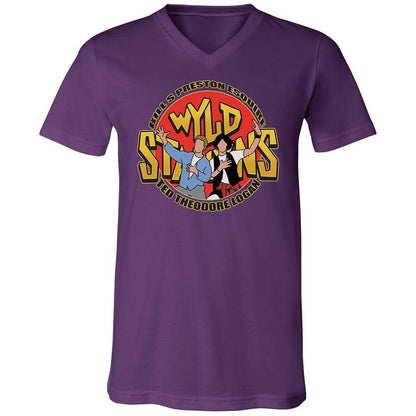 Unisex V-Neck T-Shirt - FB1J95J3 - Team Purple - 10