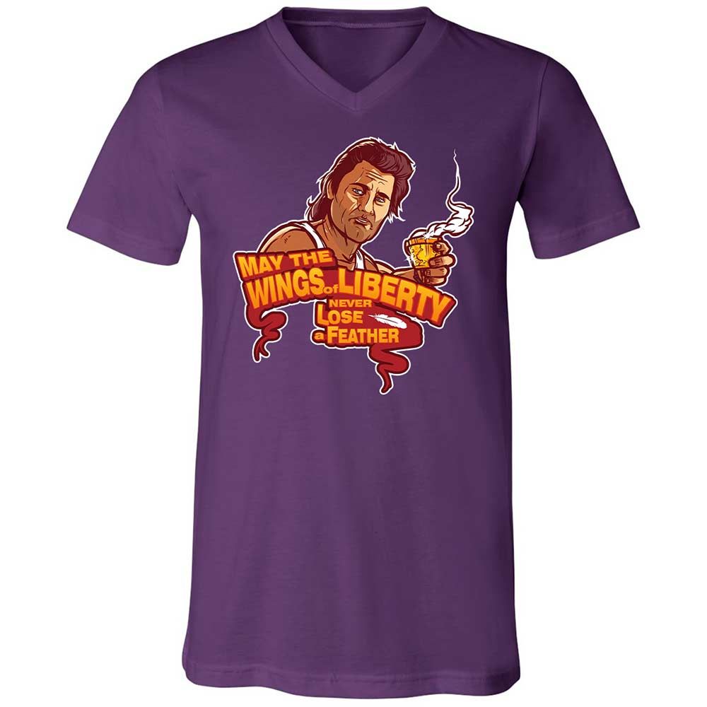 Unisex V-Neck T-Shirt - MK7QBGEW - Team Purple - 10