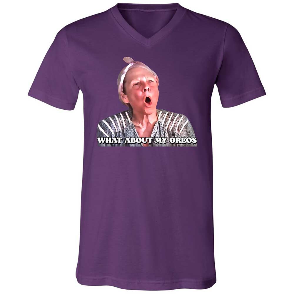 Unisex V-Neck T-Shirt - L5KUWDVC - Team Purple - 10