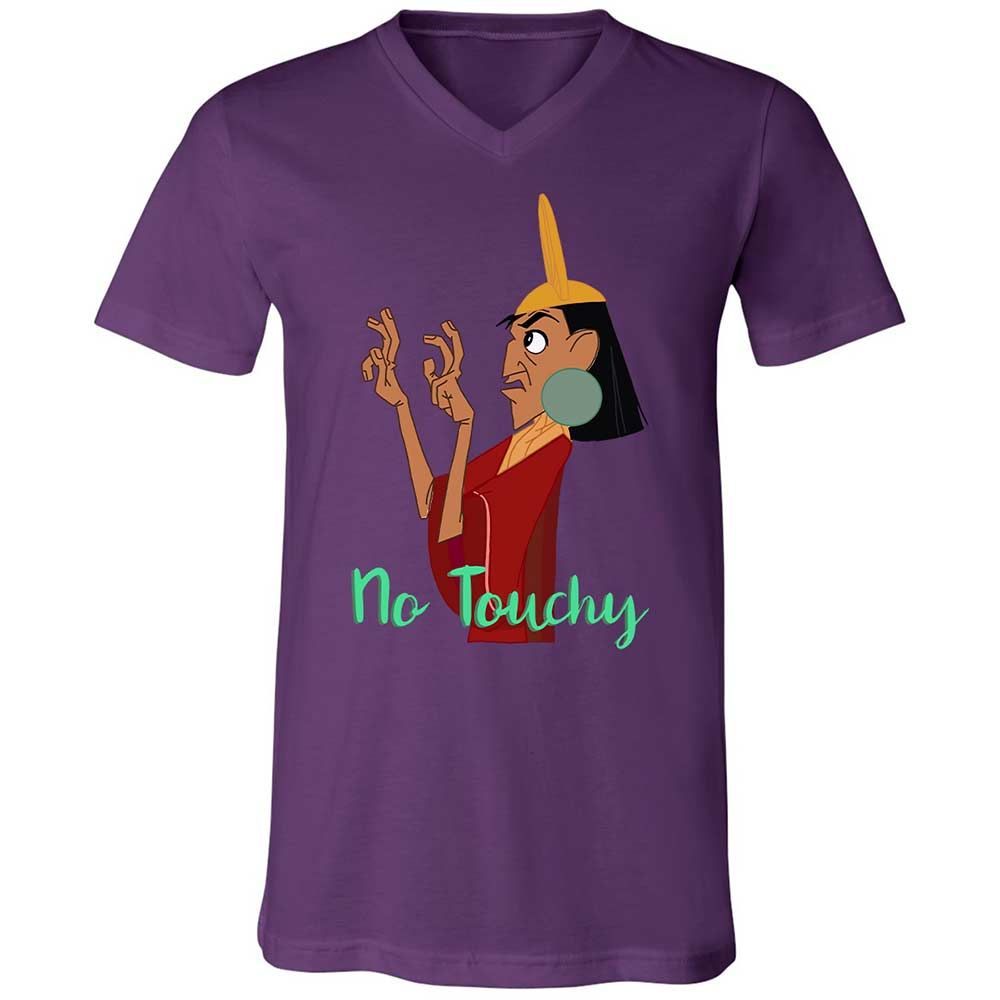 Unisex V-Neck T-Shirt - 2A59T6L6 - Team Purple - 10