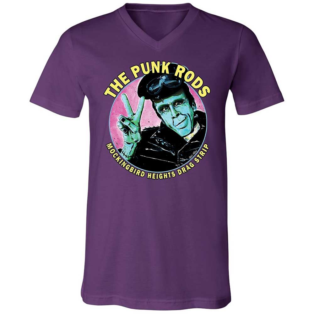 Unisex V-Neck T-Shirt - 9S9WHDHM - Team Purple - 10