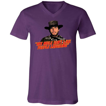 Unisex V-Neck T-Shirt - GQM3CXZR - Team Purple - 10