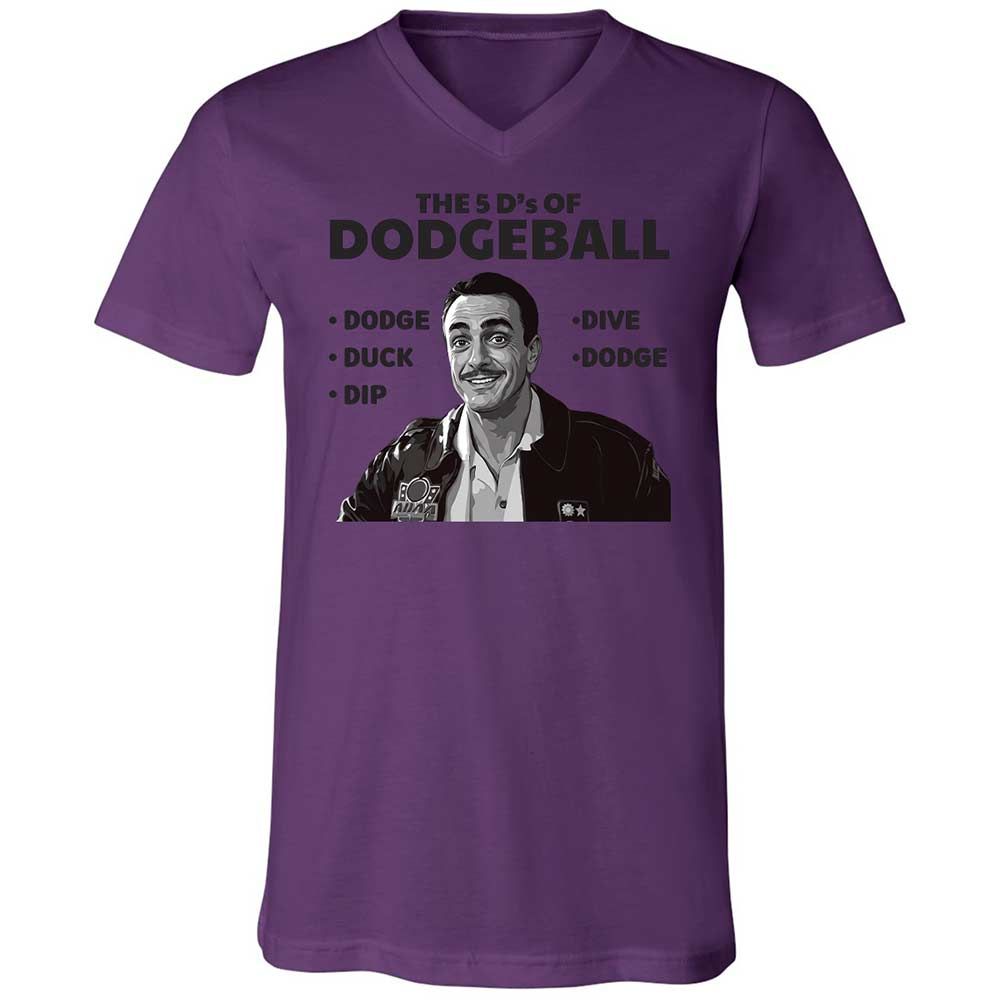 Unisex V-Neck T-Shirt - SWYPXRB3 - Team Purple - 10
