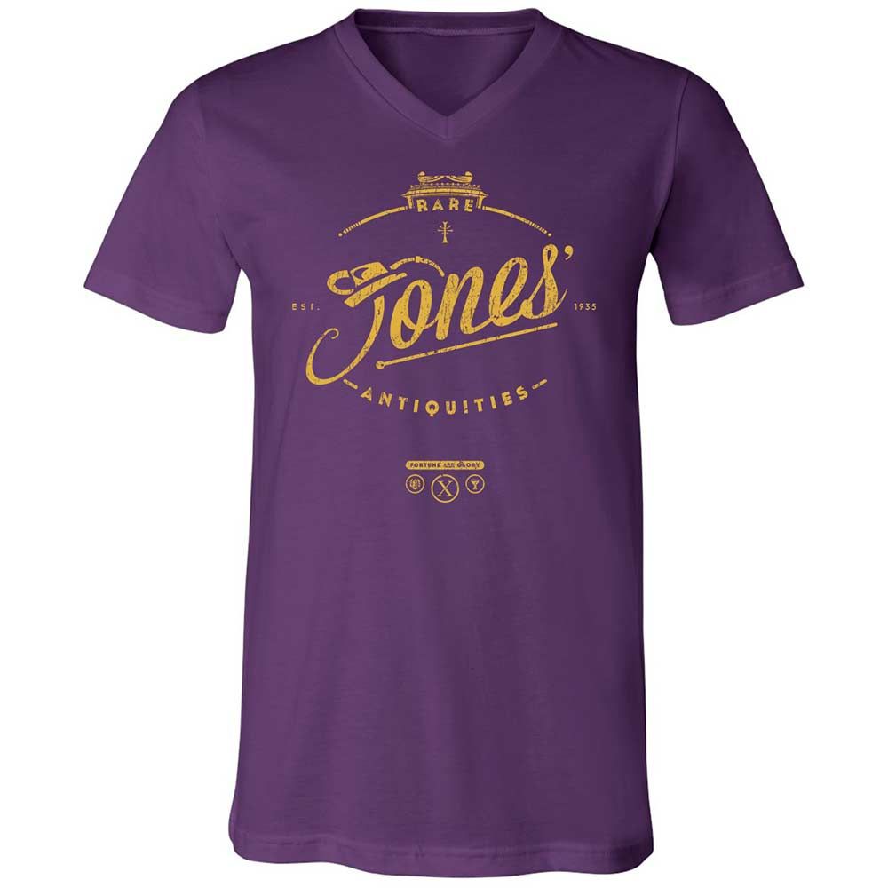 Unisex V-Neck T-Shirt - M6GULHET - Team Purple - 10