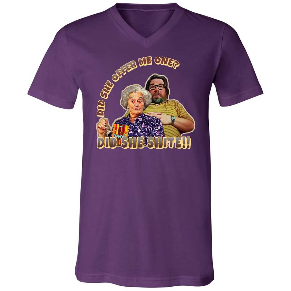 Unisex V-Neck T-Shirt - 5ELJMM3V - Team Purple - 10