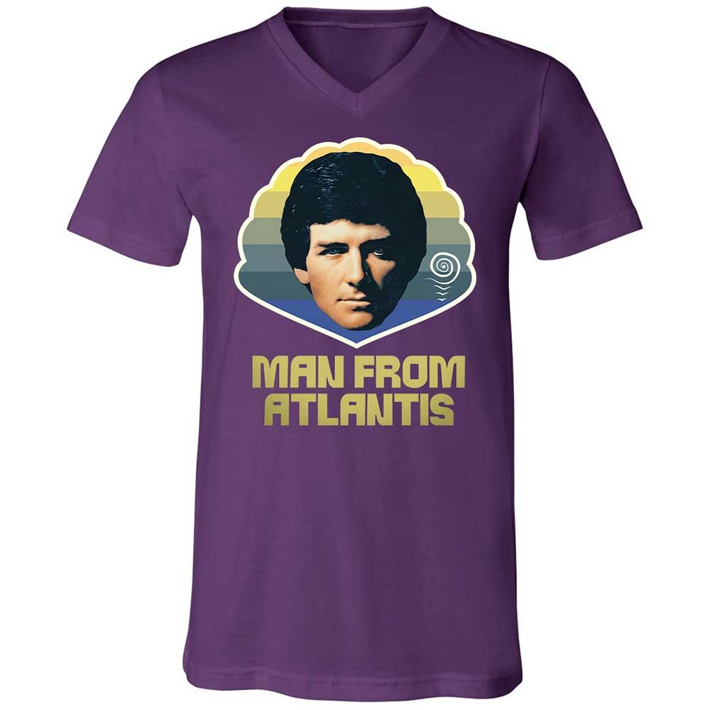 Unisex V-Neck T-Shirt - JCNPE99E - Team Purple - 10