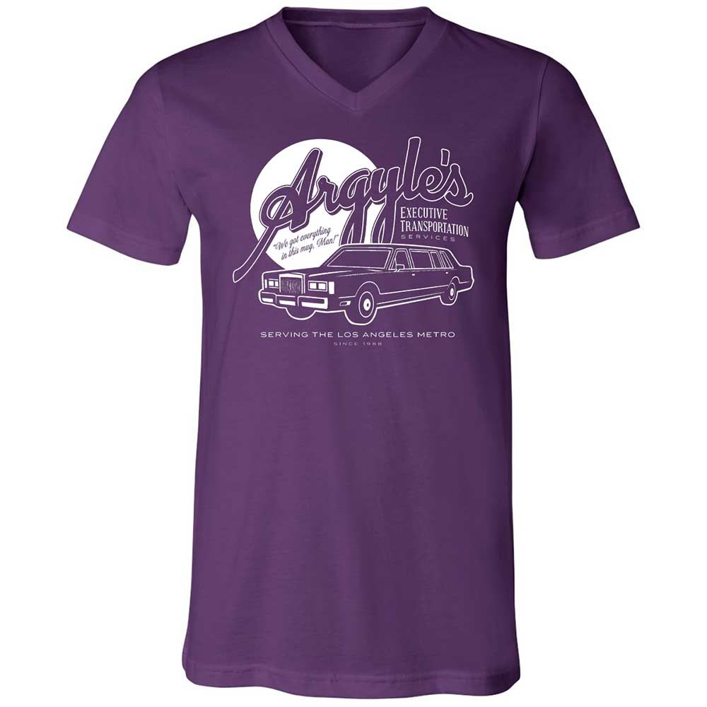 Unisex V-Neck T-Shirt - X8EWZHY6 - Team Purple - 10