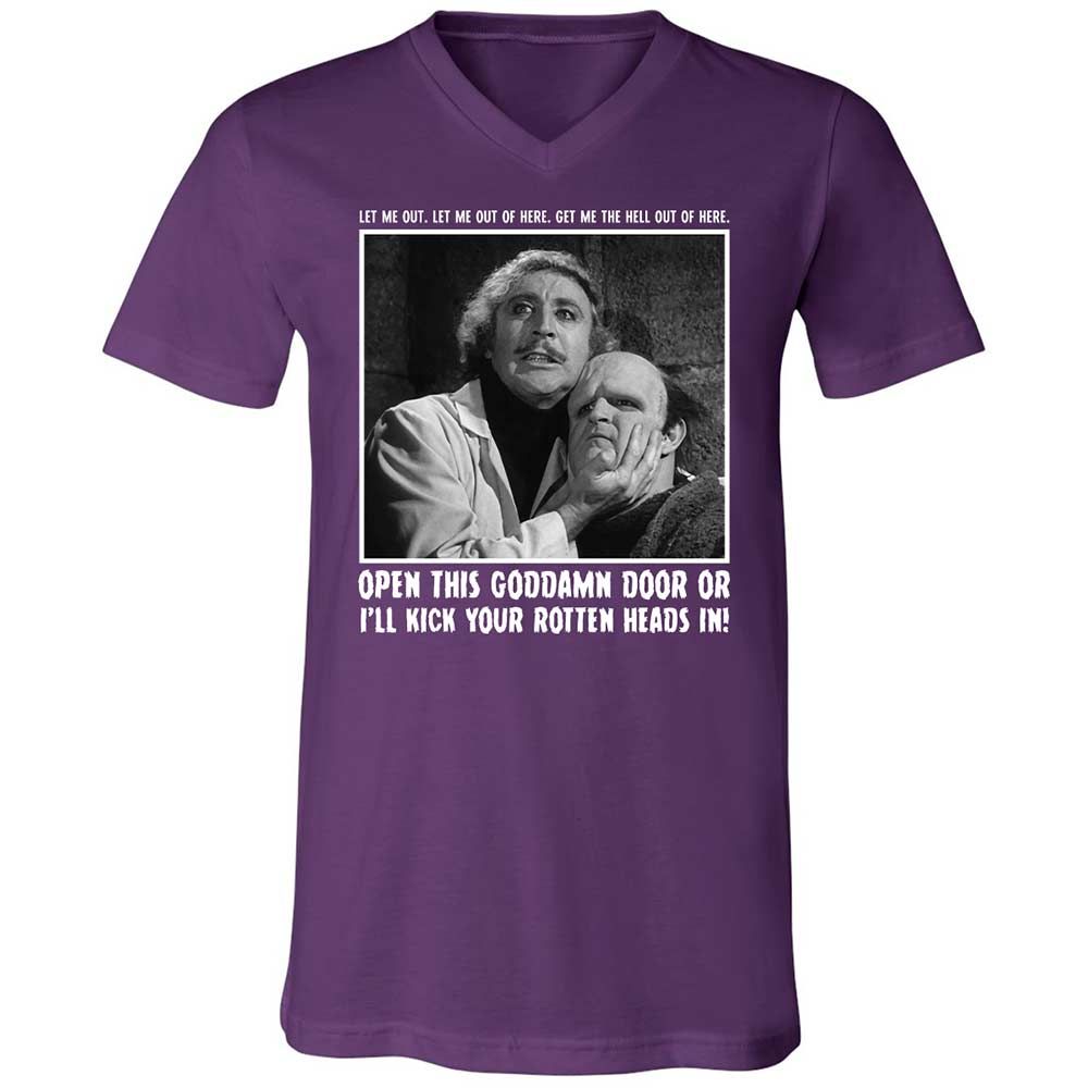 Unisex V-Neck T-Shirt - FU8ECDG2 - Team Purple - 10