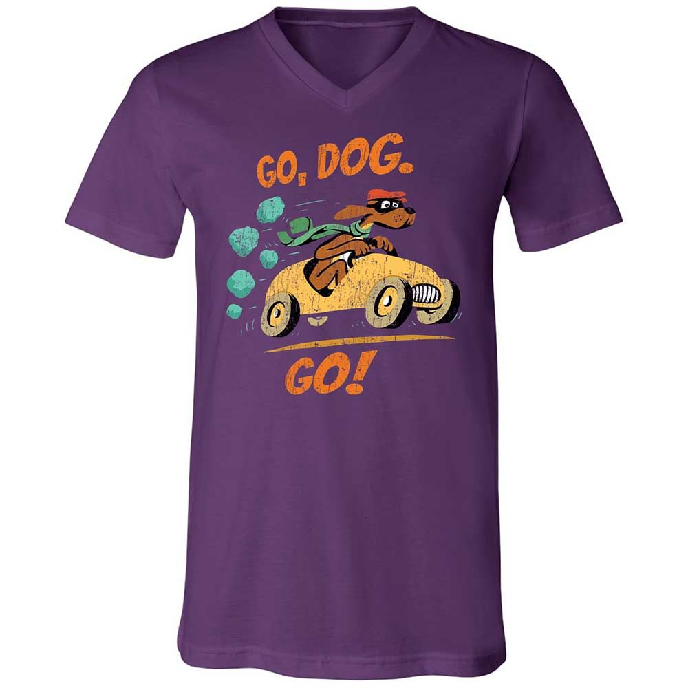 Unisex V-Neck T-Shirt - 8ZFN8ZY3 - Team Purple - 10