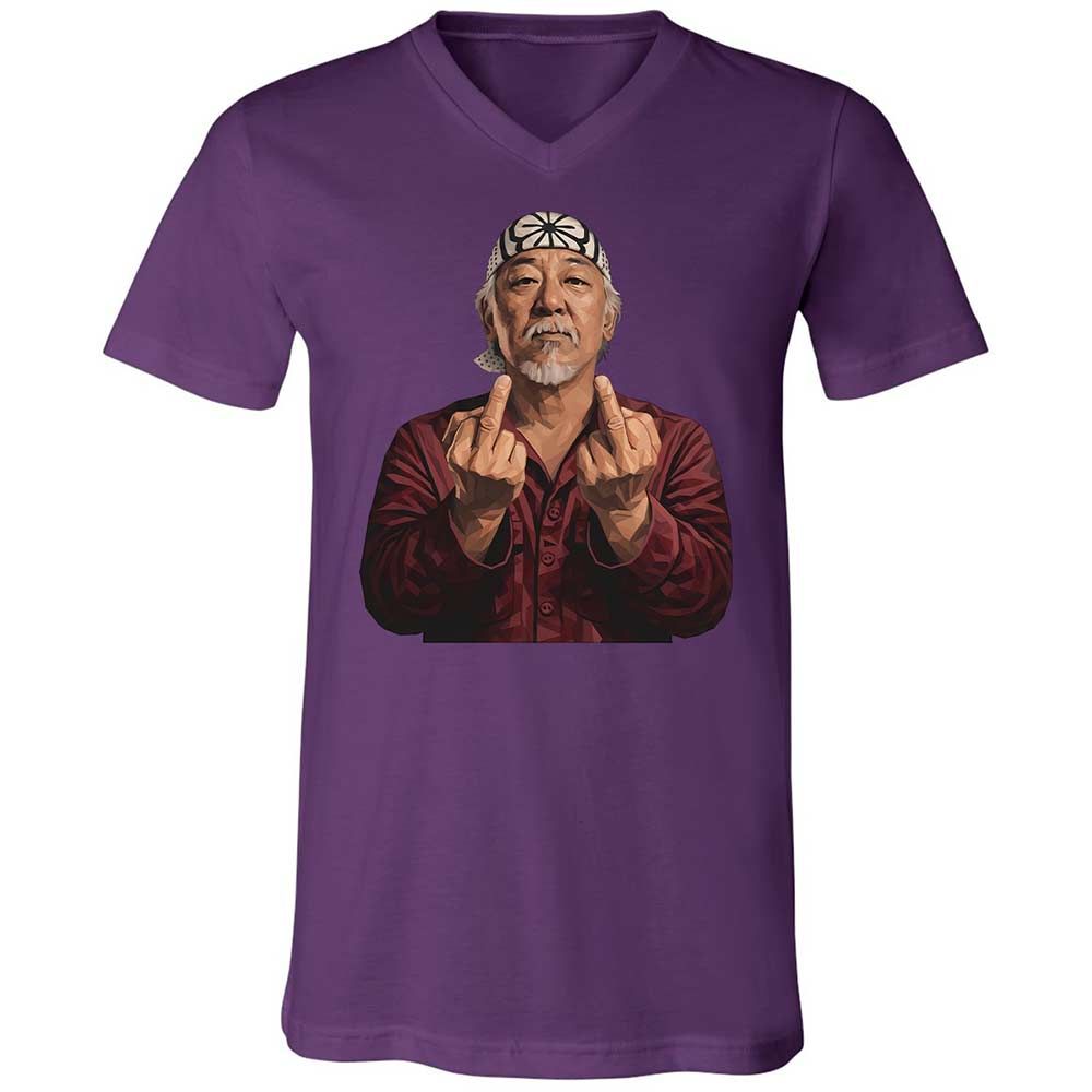 Unisex V-Neck T-Shirt - JS1MAWGU - Team Purple - 10