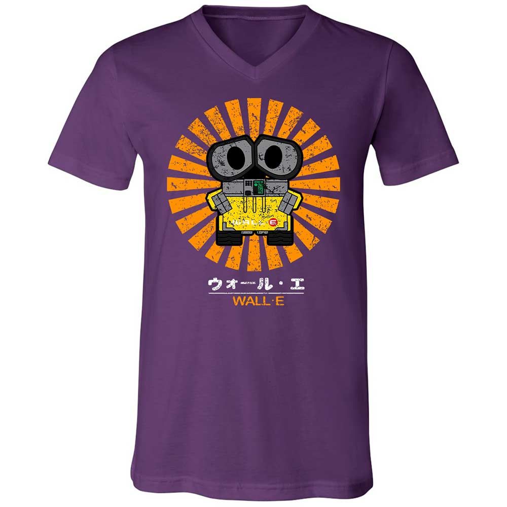 Unisex V-Neck T-Shirt - APSRELKE - Team Purple - 10