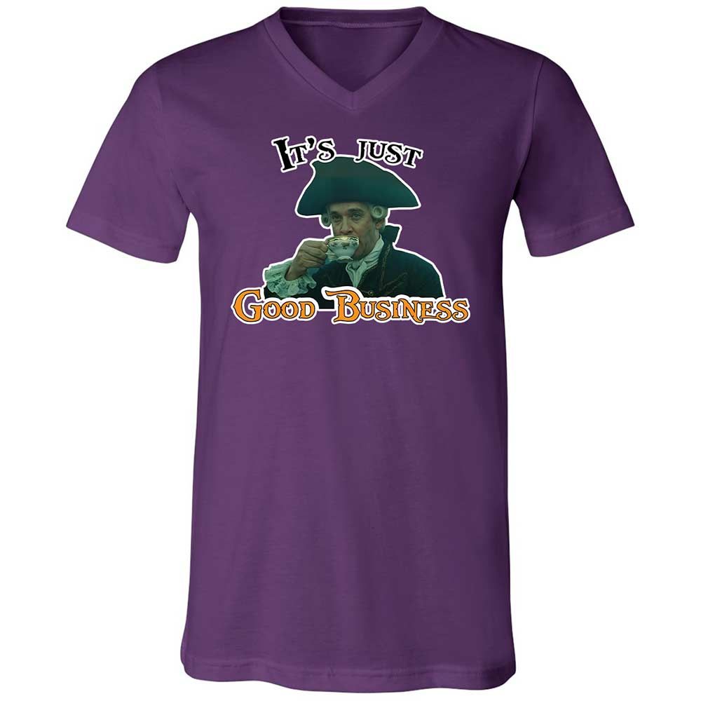 Unisex V-Neck T-Shirt - AFDBNQ8D - Team Purple - 10