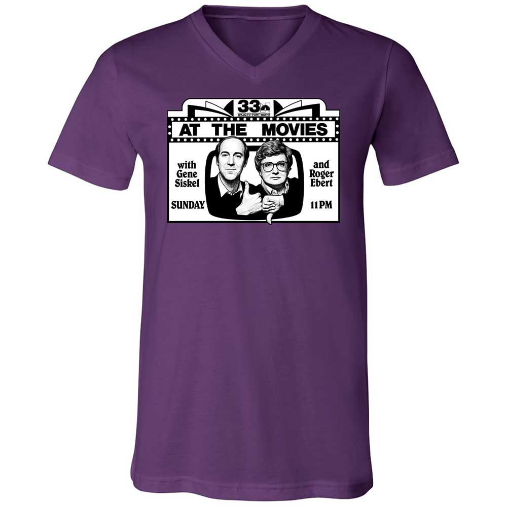 Unisex V-Neck T-Shirt - TPS6R4CH - Team Purple - 10